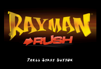 Rayman Rush Title Screen